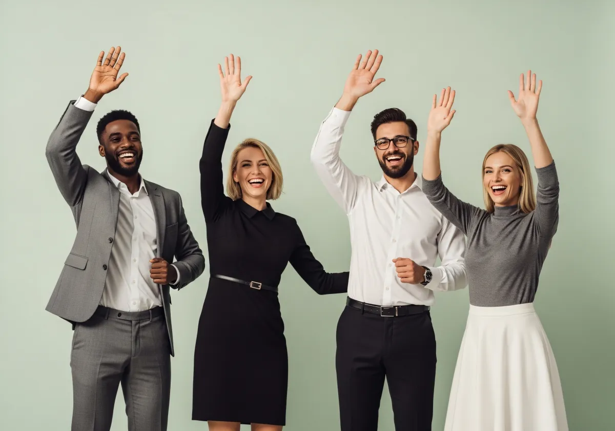 Handshake affirming trust and partnership