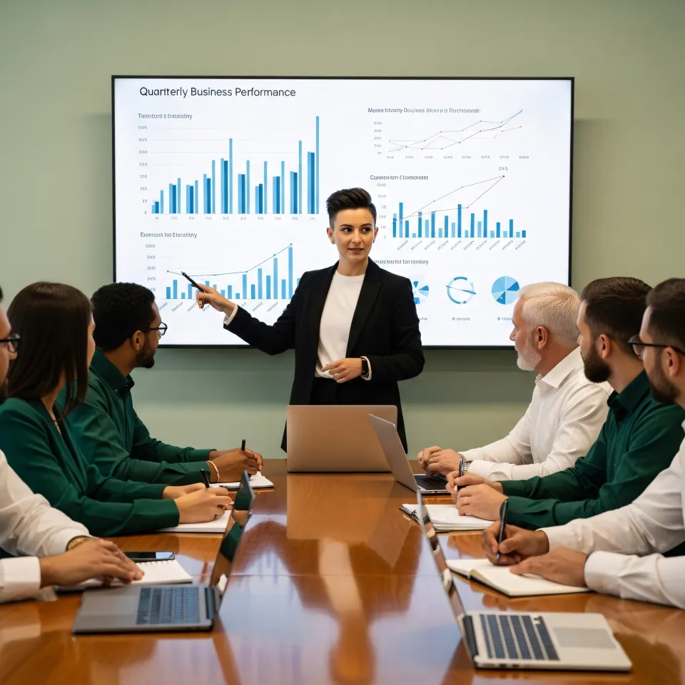 Analysts discussing forecasting workflow